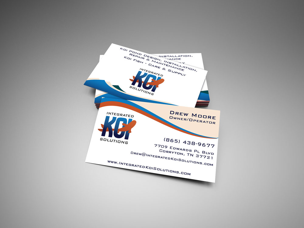 Integrated Koi Solutions business card
